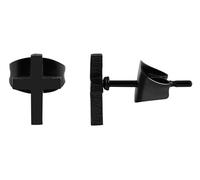 Akzent Wasserfeste Edelstahl Ohrringe Ohrstecker für Damen in Schwarz, 100% Wasserfest & Hautverträglich