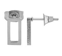 Akzent Wasserfeste Edelstahl Ohrringe Ohrstecker für Damen in Silber, 100% Wasserfest & Hautverträglich