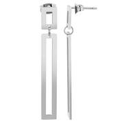 Akzent Wasserfeste Edelstahl Ohrringe Ohrstecker für Damen in Silber, 100% Wasserfest & Hautverträglich