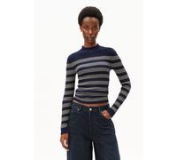 ALAANIA GESTREIFTER STRICKPULLOVER | 100% Bio-Baumwolle - mehrfarbig (S)