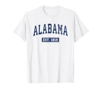 Alabama Classic Blue Text im Vintage-Look, Baujahr 1819 T-Shirt