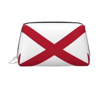 Alabama Reise-Make-up-Tasche, Organizer-Tasche mit Trennwand, tragbare Aufbewahrungstasche mit Reißverschluss, silber, One Size, Kosmetiktasche