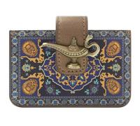 Aladdin DREI Wünsche Genie Magische Lampe Emblem Geldbörse Kartenhalter, Blau