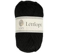 ÁLAFOSS - Icelandic wool yarn 1522-0059 Garn, Wolle, 0059 Schwarz, 50g/1.75oz. 100m/109yd, 100 meter