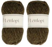 ÁLAFOSS - Icelandic wool yarn 1522-1416 Garn, Moor, 50g/1.75oz. 100m/109yd (Packung mit 2)