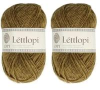 ÁLAFOSS - Icelandic wool yarn 1522-9426 Garn, grün, 50g/1.75oz. 100m/109yd, 100 Meter (Packung mit 2)