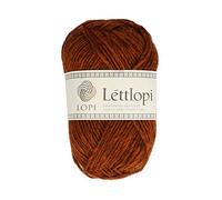 ÁLAFOSS - Icelandic wool yarn 1522-9427 Garn, Wolle, Rust Heather, 100g/3.5oz 100m/109yd, 100 Meter