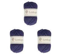 ÁLAFOSS - Icelandic wool yarn 1522-9432 Garn, Lilac heather, 50g/1.75oz. 100m/109yd (Packung mit 3)