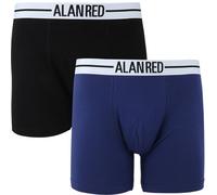 Alan Red Boxer Dunkelblau/Schwarz 2er-Pack - Größe XXL Blau XXL