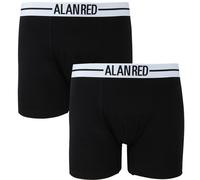 Alan Red Boxershort Schwarz 2er-Pack - Größe M Schwarz M