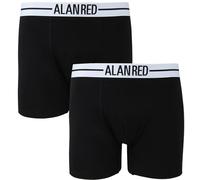Alan Red Lasting Boxershorts schwarz, Einfarbig