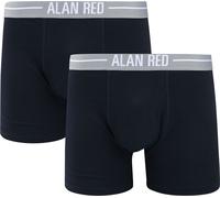 Alan Red Boxershorts Navy 2er-Pack - Größe L Blau L