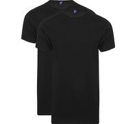 Alan Red Derby Regular Fit Unterziehshirt schwarz, Einfarbig