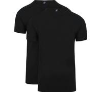 Alan Red Ottawa Slim Fit Unterziehshirt schwarz, Einfarbig