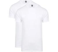 Alan Red T-Shirt Derby Weiß (2er-Pack) - Grösse L - Herren - Bekleidung - Regular-fit - 6672 01 Derby 2p O-n
