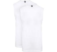 Alan Red T-Shirt Montana Ärmellos (2er-Pack) - Grösse S - Herren - Bekleidung - Slim-fit - 6684 01 Montana White Slless