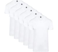 Alan Red T-Shirt V-Ausschnitt Vermont 6er-Pack - Größe M Weiß M