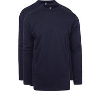Alan Red T-Shirt Virginia Navy Longsleeve 2-pack - Größe L Dunkelblau L