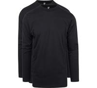 Alan Red T-Shirt Virginia Schwarz Longsleeve 2-Pack - Grösse XL - Herren - Bekleidung -