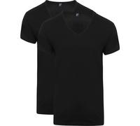 Alan Red V-Hals Dean T-Shirt (2Pack) Schwarz - Größe M Schwarz M
