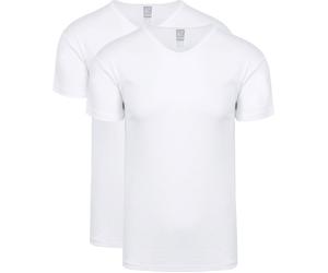 Alan Red Vancouver Organic T-Shirt V-Ausschnitt Weiß 2er-Pack - Größe XL Weiß XL