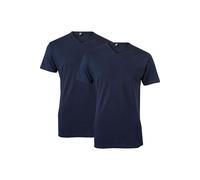 Alan Red Extra Lang T-Shirts Vermont Dunkelblau (2er-Pack) - Größe S Blau S