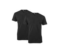 Alan Red T-Shirt V-Hals Vermont Zwart (2pack) - Größe M Schwarz M
