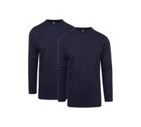 Alan Red Virginia Regular Fit T-Shirt Rundhals Doppelpack marine, Einfarbig