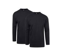 Alan Red T-Shirt Virginia Schwarz Longsleeve 2-pack - Größe S Schwarz S