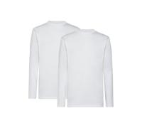 Alan Red Virginia Regular Fit T-Shirt Rundhals Doppelpack weiss, Einfarbig