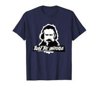 Alan Watts Trust The Universe T-Shirt T-Shirt, Herren, Marineblau, 3XL