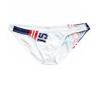 ALANZE Ice Silk Briefs Transparente Unterwäsche Low Waist Gay Herren Bikini Bademode Badeanzug Badehose,03,XXL