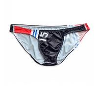 ALANZE Ice Silk Briefs Transparente Unterwäsche Low Waist Gay Herren Bikini Bademode Badeanzug Badehose,01,XXL