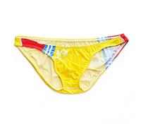 ALANZE Ice Silk Briefs Transparente Unterwäsche Low Waist Gay Herren Bikini Bademode Badeanzug Badehose,04,XXL