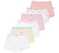 Alaoo Mädchen Unterhosen, Unterhosen Baumwolle Boxershorts, Bequeme Hautfreundlich Schlüpfer für Kinder 6er Pack für 2-11 Jahre