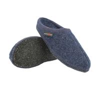 HAFLINGER Walktoffel Alaska Wolle Filzpantoffel Hausschuh Jeans, Gr. 38