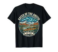 Alaska-Aurora-Abzeichen, Motiv „Tore des Arktischen Nationalparks“ T-Shirt