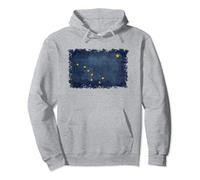 Alaska-Flagge von Alaska im grungigen Stil Pullover Hoodie