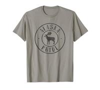 Alaska Pride T-Shirt Yukon Gold Mining I Love Alaska AK Tee T-Shirt