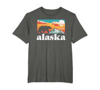 Alaska Retro Bear & Rocky Mountain Vintage 80s Graphic T-Shirt