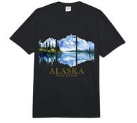 Alaska The Last Frontier Lake Mountain Naturliebhaber Vintage Comfort Colors Adult Heavyweight T-Shirt