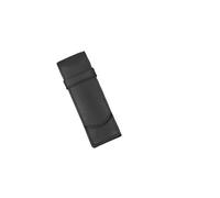 Alassio 2668 - Schreibgeräteetui aus echtem Leder, Etui in schwarz, Stiftetui ca. 14 x 4,5 x 2 cm, Lederetui für 2 Stifte