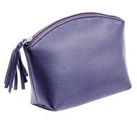 Alassio Kosmetiktasche Leder blau