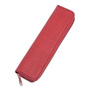 ALASSIO 2733 - Schreibgeräteetui aus Polyester, Etui in rot, Stiftetui ca. 17 x 5 x 2 cm, kompaktes Stoffetui mit Stiftschlaufen für 2 Schreibgeräte