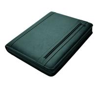 Alassio 30072 - Orgamappe A4 CESENA, aus Nappaleder, schwarz, ca. 37 × 30 × 6 cm