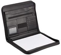 Alassio Reißverschlussmappe VERNAZZA A4 Lederimitat Schwarz 36 x 29 x 5 cm