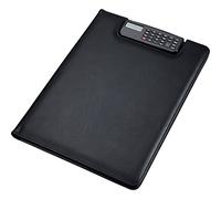 Alassio Schreibmappe BRESCIA, A4, schwarz, mit Klemmbrettrechner