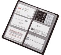 Alassio 41009 Leder f. 120 Karten Visitenkartenetui 20x11,2 cm schwarz