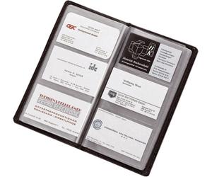 Alassio 41009 Leder f. 120 Karten Visitenkartenetui 20x11,2 cm schwarz