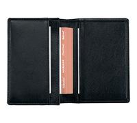 Visitenkartenetui 11x7 cm schwarz ALASSIO 42001 Nappaleder f. 30 Karten